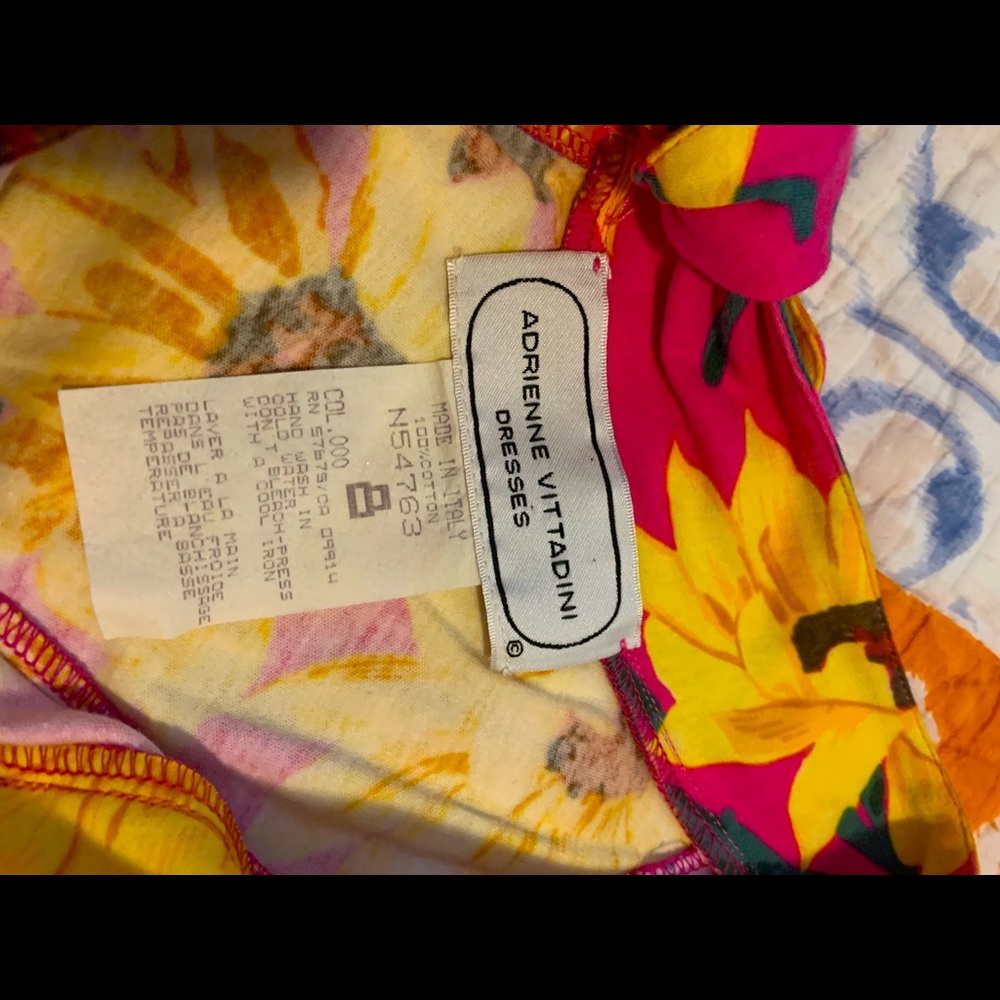 Y2K Fuchsia Sunflowers Dress 8 - Picture 8 of 10